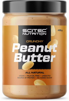100% Peanut Butter Crunchy 400g