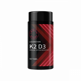 Lagomstore K2+ D3 Vitamin 60 kapslí